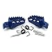 XLJOY Aluminium Blue Foot Pegs Rest Footrest FootPegs for Yamaha PW50 PW80 TTR90 Honda CRF CRF80 CRF100F Dirt Bike