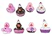 WAYPOR Valentine’s Day 12 Sweet Treat Cupcake Ice Cream Rubber Duckies, Super Cute Fun Novelty Ducks, Assorted Colors & Design, Perfect for Valentine’s Day or Any Holiday Decorations, (12 Pack)