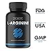 L-Arginine Supplement for Muscle Growth, Endurance, and Energy - Support Nitric Oxide Production and Cardio Health - Extra Strength N.O. Booster with AAKG, L-Citrulline Malate, Beta Alanine, 60 Caps