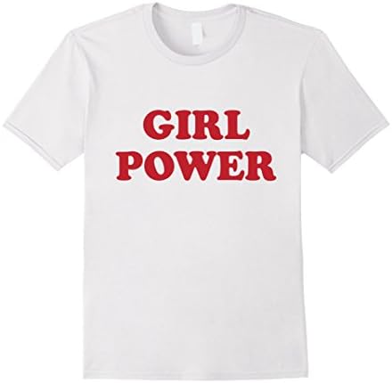 Mens Girl Power T-Shirt, Feminism Tee Girl Power Shirt, 3XL White