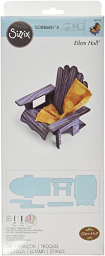 Sizzix ScoreBoards Die Chair, 3D Adirondack by Eileen Hull, X-Large