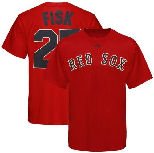 carlton fisk red sox jersey