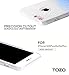 TOZO Case for iPhone 6s Shiny Shadow Bling Crystal Sparkle Premium 3 Layer Hybrid PC+TPU Semi Transparent/Exact/Soft Case for iPhone 6 (2014) / 6s (2015) 4.7 Gradient Pink