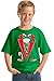 Awkwardstyles Youth Tuxedo Christmas Costume T-Shirt Santa Kids Shirt