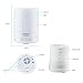 [Birthday Gift] HAMSWAN 300ml Essential Oil Diffuser Aroma Diffuser Humidifier with 3 Timer Settings 7-Color Changing LED Light Suitable for Living Room Office Child's Room Yoga and Spa Room