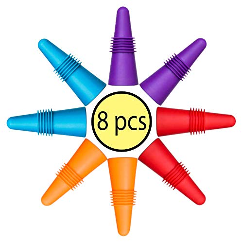 6 Stoppers+ANIN+Reusable+Silicone+Replacement