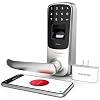 ULTRALOQ UL3 BT (2nd Gen) Smart Lock + Bridge WiFi Adaptor, 5-in-1 Keyless Entry Door Lock with WiFi, Bluetooth…