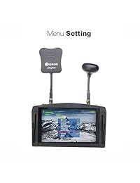 Eachine ev800d FPV anteojos con DVR 5.8 G 40 CH 5 inch 800 x 480 diversidad vídeo Auricular construir en batería