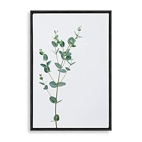 signwin Framed Canvas Wall Art Green Plants Canvas...
