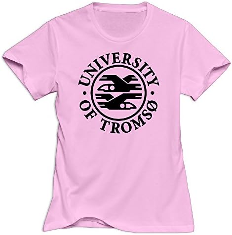 ZHAOWAN Pink XX-Large University Of Troms Organic Cotton Girls Design Shirts
