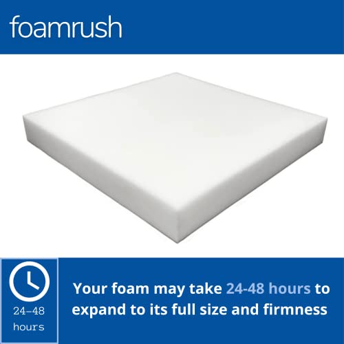 FoamRush 4" x 24" x 72" High Density Upholstery Foam Cushion (Seat