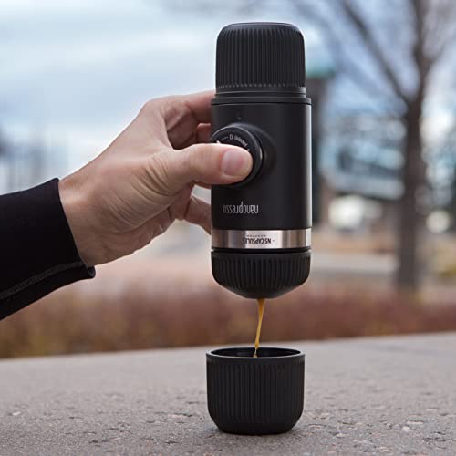 WACACO Nanopresso Portable Espresso Maker Bundled with NS Adapter
