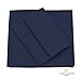 Cosy House Collection Premium Rayon Derived from Bamboo Bed Sheet Set - Cooling Blend - Deep Pocket, Ultra Soft & Breathable Bedding - 4 Piece Set (King, Navy Blue)