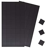 New Magnetic Magnet Squares 100pcs Self Adhesive Magnetic Magnet Dots with 3M Adhesive Backing for Walls, Boards, Refrigerator, Crafts, Storage, DIY, Home, Garage, Displays & Displates [20mm x 20mm]