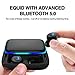 Bluetooth 5.0 Wireless Earbuds with 3000mAh Charging Case[As Power Bank] Up to 150H Playtime,Hi-Fi Stereo Workout Bluetooth Headphones,Stereo Sound Inear Earphones with Built-in HD Microphone-Black