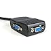 StarTech.com 2 Port VGA Video Splitter - USB Powered - 2048x1536 - VGA Video Monitor Splitter Dual Port (ST122LE) Black