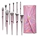 Makeup Brushes, ITME Premium Professional Makeup Brush Set With Purse,10 PCS Synthetic Cosmetics Makeup Brushes For Foundation Blending Blush Powder Blush Concealers Eye Shadows Brushes (Rose Gold)