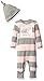 Burt's Bees Baby Baby Romper Jumpsuit, 100% Organic Cotton One-Piece Coverall, Blossom Thermal, 6-9 Months