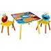 Sesame Street Storage Table and Chairs Set, sesame street design