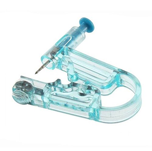 NYKKOLA 8pcs Disposable Safety Sterile Ear Piercing Gun Unit Tool With Ear Stud Asepsis Pierce Kit