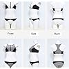 FQ-Butterfly-Womens-Swimsuit-Zipper-Sport-Top-Bottom-Bikini-Set