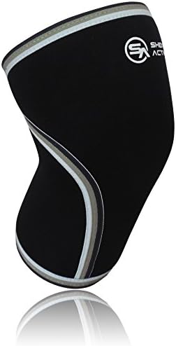 Knee Brace - Support Sleeve and Compression for Weightlifting, Powerlifting, Basketball, CrossFit and other Sports. Fits Men and Women - Comes with FREE BONUS Leg Strength eBook and 5 Year Warranty