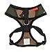 Puppia Soft Dog Harness No Choke Over-The-Head Triple Layered Breathable Mesh Adjustable Chest Belt and Quick-Release Buckle, Camouflage, Large