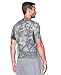 Under Armour Men's UA HeatGear Armour Printed Short Sleeve Compression Shirt Medium Overcast Gray