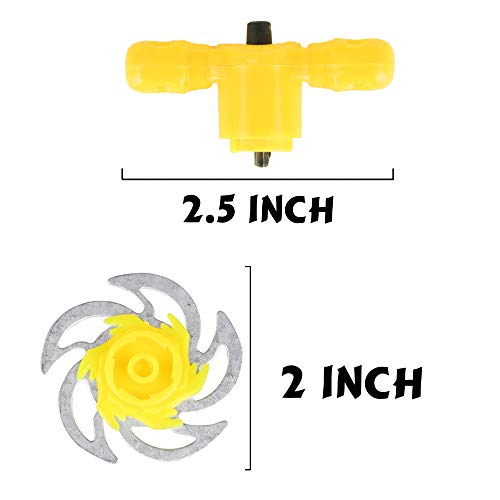 PROLOSO Spinning Tops Set Gyro Gyroscope Launchers Bulk Spinning Toys Party Favors 24 Pcs