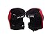 Roevite Kid's Roller Blading Wrist Elbow Knee Pads Blades Guard 6 PCS Red & Black Set