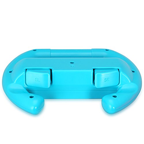 Switch Wheel, Proslife Dobe Joy Con Steering Wheel Grips for Switch Controller(2 Pack, Neon Red/Blue) - Thumbnail 6