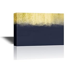 Color Composition Artwork with Gold and Black