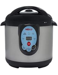 Nesco NPC-9 Smart Electric Pressure Cooker and Canner, Stainless Steel, 9.5 Qt