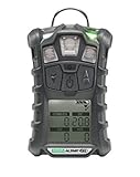 MSA 10107602 Charcoal ALTAIR 4X Portable Combustible Gas, Carbon Monoxide, Hydrogen Sulphide And Oxygen Monitor With Rechargeable Battery And Motion Alert 1/EA