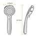 Adoric High Pressure 3-Setting Handheld Shower Head with Hose, Bracket and Teflon Tape - Detachable Hand Held Showerhead & Adjustable Mount, Best for Massage, Rainfall, Spa - Easy Installation