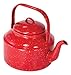 GSI Outdoors - Enameled Steel Tea Kettle in Red