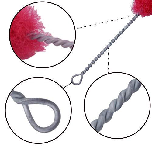ZeHui Clarinet Brush Moisture Remover Clarinet Cleaning Swab for Woodwind Instruments Clarinet Accessories Random Color