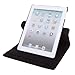 SingPad 360 Degree Rotating Stand Smart Cover PU Leather Case Apple New iPad 4 & 3 (3rd and 4th Generation with Retina Display) / IPad 2- Wake/Sleep Function (Black)
