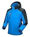 MAGCOMSEN Men's Waterproof Rain Jacket with Hood Windbreaker 4 Pockets Raincoat for Hiking Camping Fishing Travel