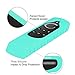 Fintie Silicone Case for Fire TV 4K / 2nd Gen Fire TV Stick / Fire TV Cube Voice Remote, Compatible with Echo / Echo Dot Alexa Voice Remote - Honey Comb Series [Anti Slip] Shock Proof Cover, Turquoise