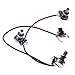 Kmise A1320 1 Set 500k Pots Input Jack Black Assembly Circuit Wiring Harness for Jb Jazz Bass
