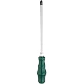 HARFINGTON PH3 Phillips Screwdriver #3 11.8" Magnetic Demolition Screwdrivers 7.9" CR-V with Ergonomic Handle for DIY Repairing, Green