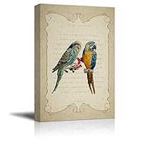 Canvas Wall Art Feather and Animals Canvas Prints Home Artwork Decoration for Living Room,Bedroom - 12x18 inches