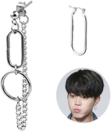 Unisex Bangtan Boy Album BTS JIMIN Stud Earring 1 Pair