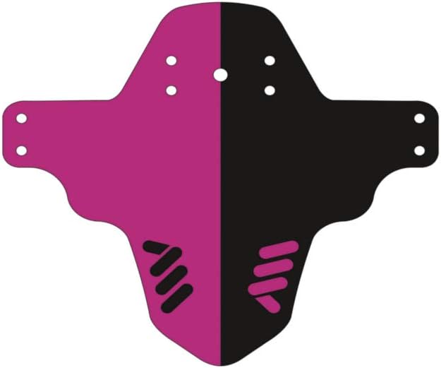 All Mountain Style AMS Front Mudguard – Fits 26’’,27.5’’,29’’, Magenta/Black