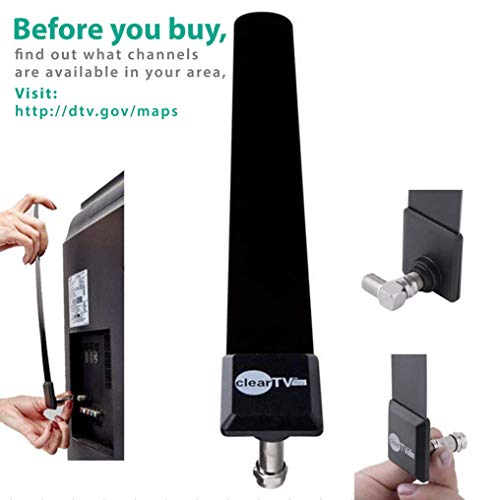 Clear TV Key Clear TV Full 1080p HD Digital Indoor Antenna HD TV Free TV Digital Receiver Satellite TV Indoor Antenna Ditch Cable As Seen on TV