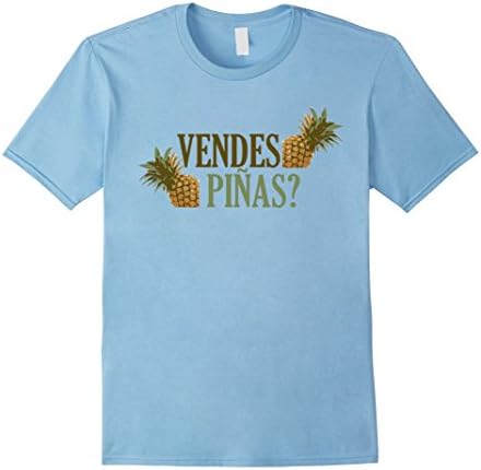 Mens Vendes Pinas Shirt Medium Baby Blue