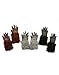 Fun World Unisex Werewolf Hands Adult Gloves, Black, Standard