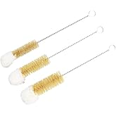 Multi-Use Bendable Bottle Brush Set - Small Crevice Cleaning Brushes for Hydro Flasks, Wine Bottles &amp; Small Containers