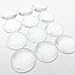 IGOGO Clear Glass Dome Tile Cabochon Clear 1 Inch Round 100PCS 25mm